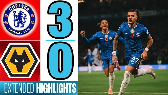 Video highlight: Chelsea VS Wolverhampton [09-11-25] • English Premier League