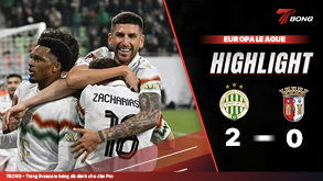 7BONG highlight: Ferencvarosi TC VS Sporting Braga [13-03-26] • UEFA Europa League