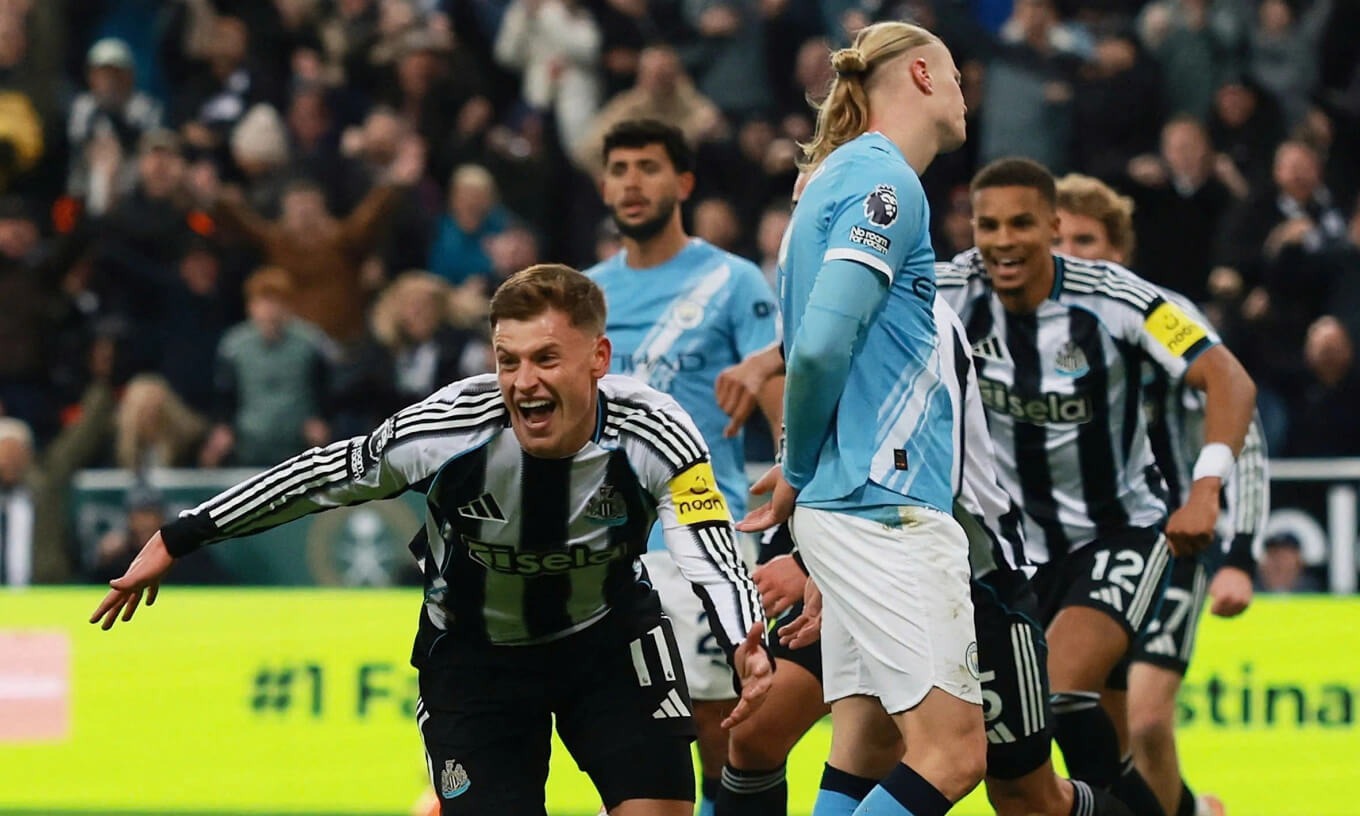 Trận thua Newcastle đẩy Man City vào thế bất lợi