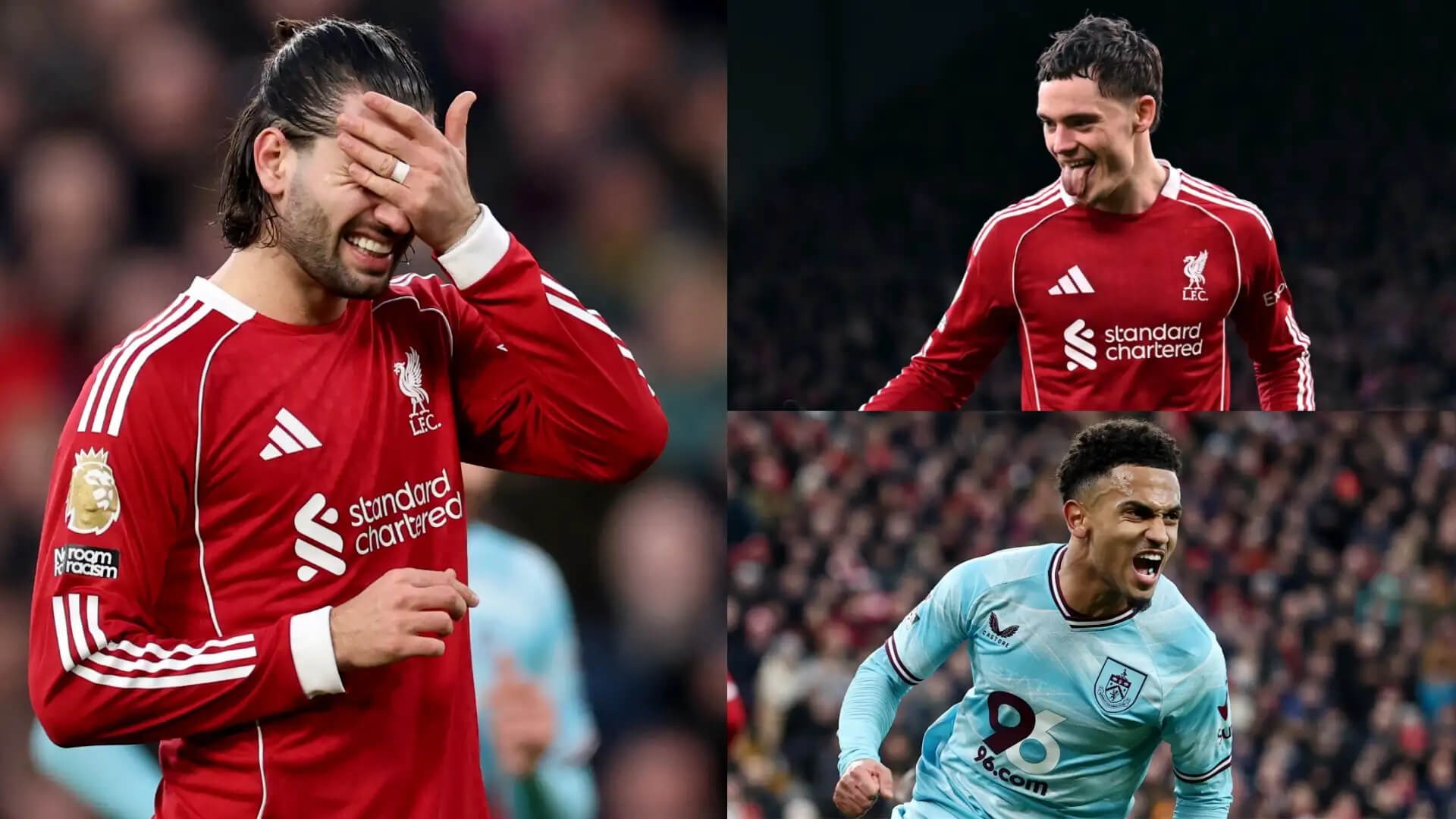 Liverpool 1-1 Burnley: Báo động đỏ cho Arne Slot