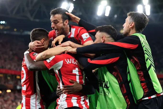 Việc Bilbao vào bán kết Europa League giúp bóng đá Tây Ban Nha chính thức có 5 đội dự Champions League mùa tới