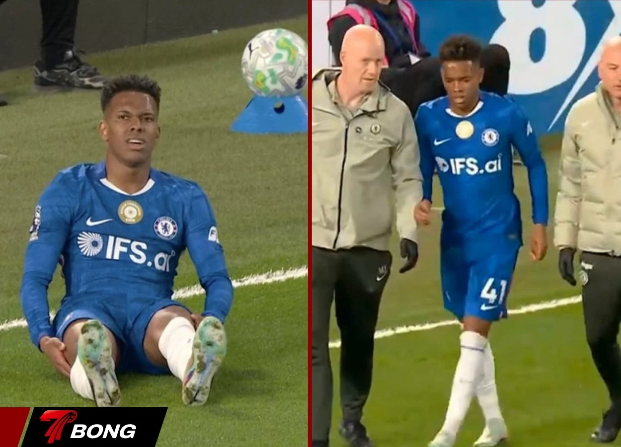 Estevao rời sân trong nước mắt đau đớn