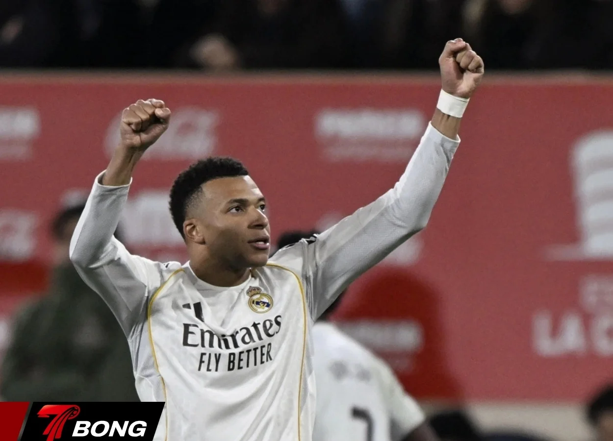 Mbappe ăn mừng bàn thắng mở tỷ số