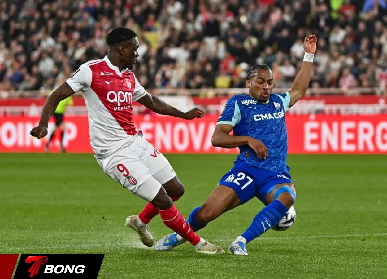 Monaco chiếm thế chủ động trong hiệp một
