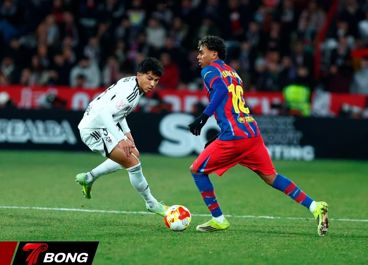 Yamal dứt điểm mở tỷ số cho Barca