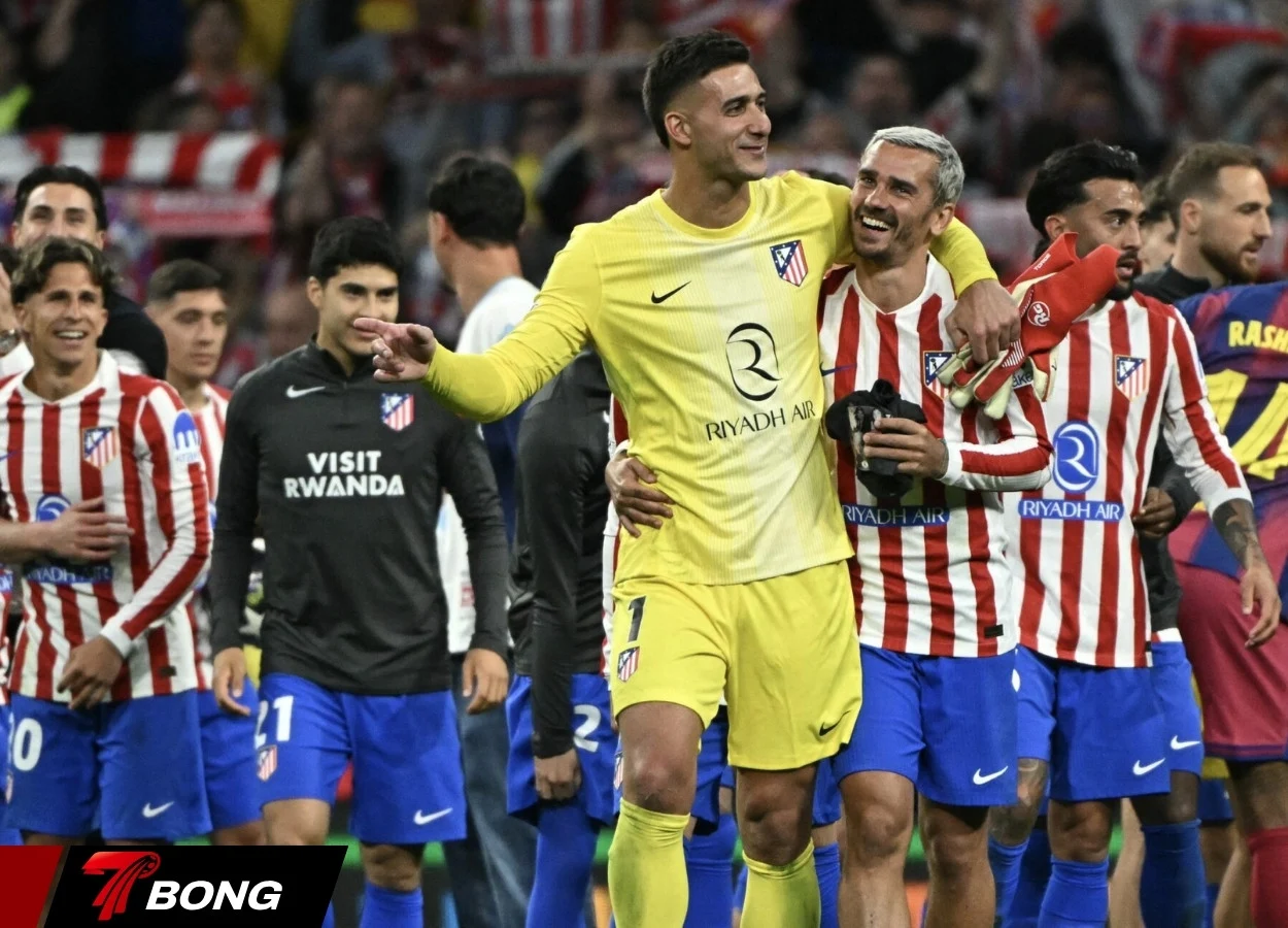 Atletico ăn mừng chiến thắng tại sân nhà