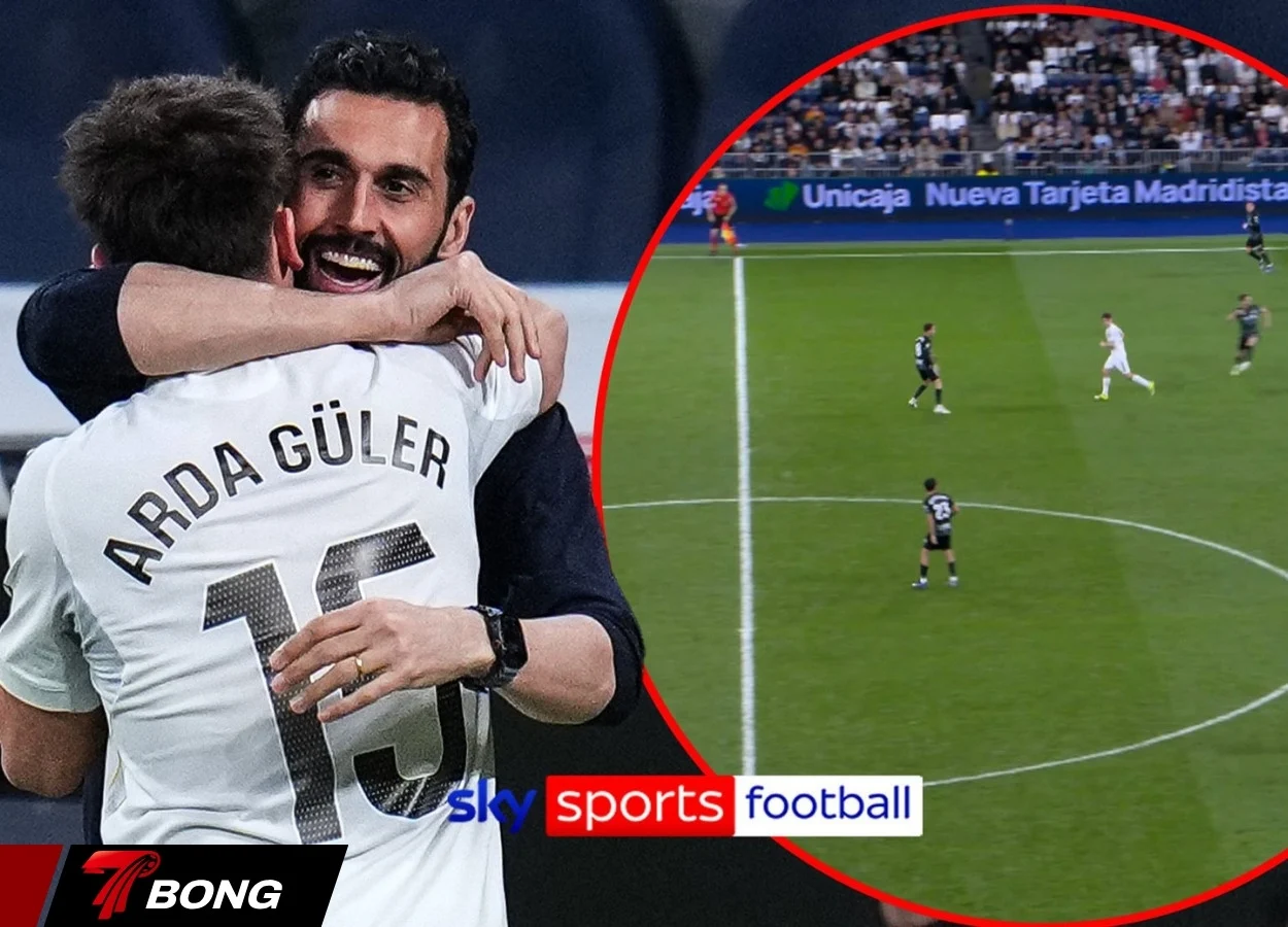 Arda Güler ghi siêu phẩm từ 68 mét