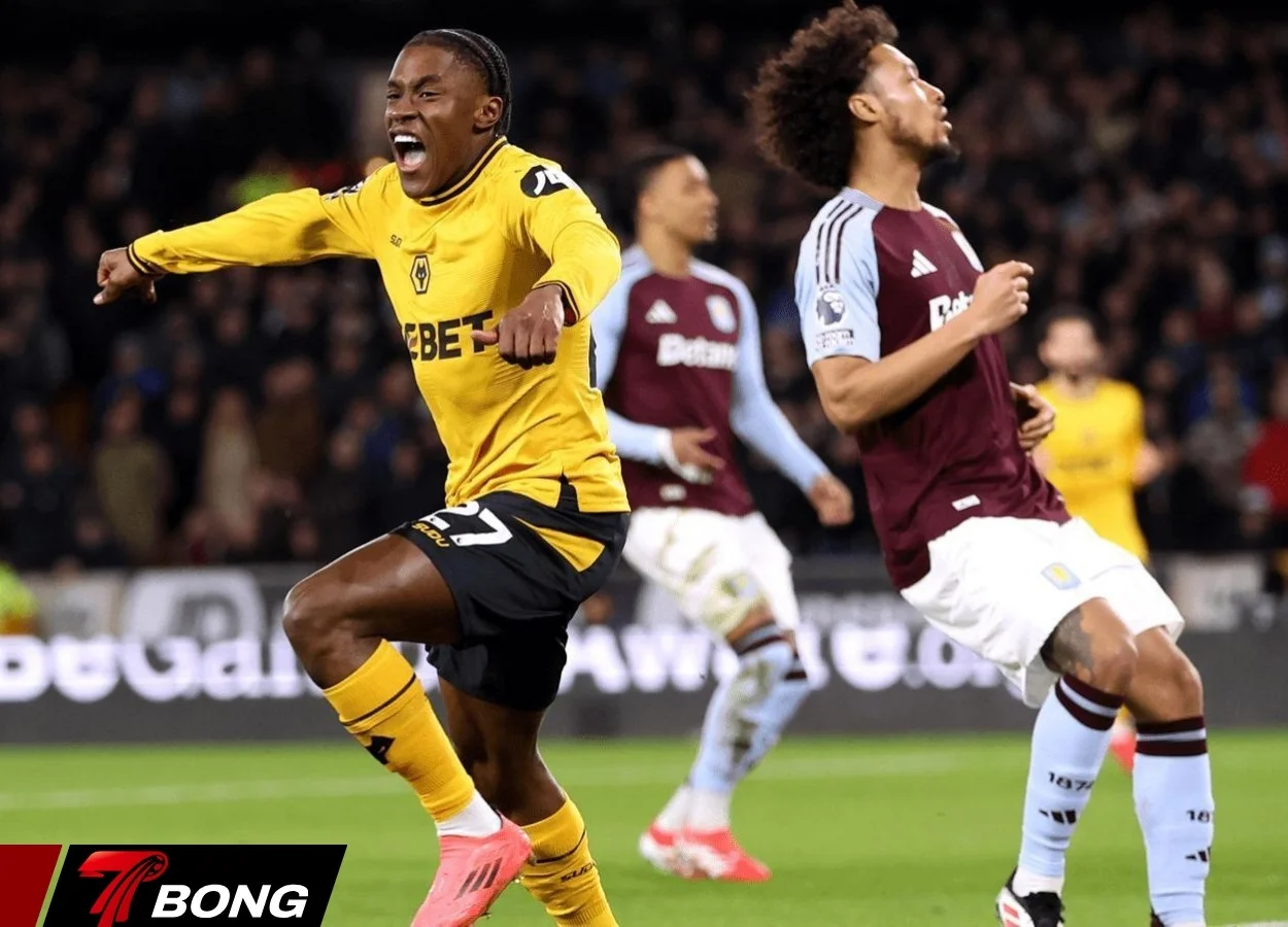 Aston Villa áp đảo thế trận trước Wolves