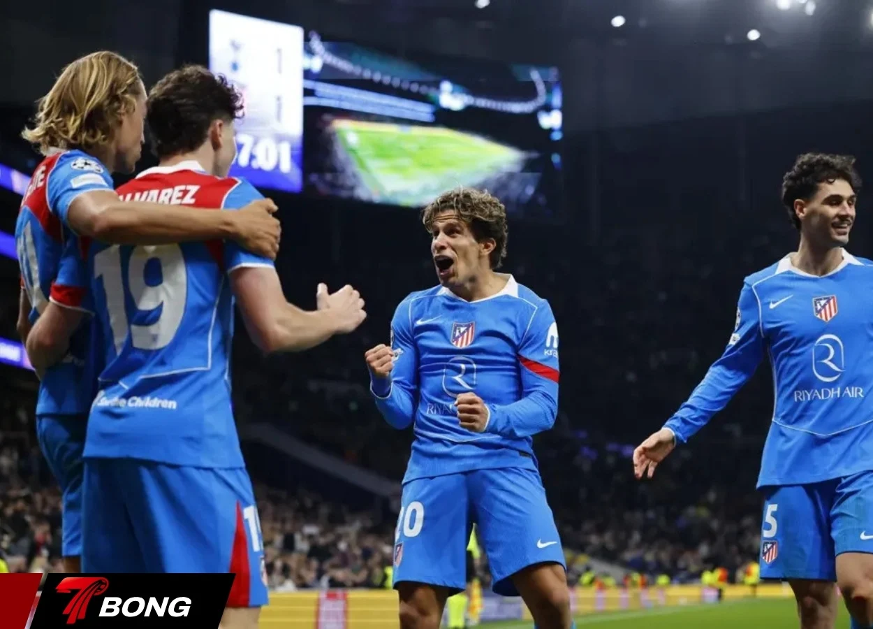 Atletico Madrid vào tứ kết Champions League