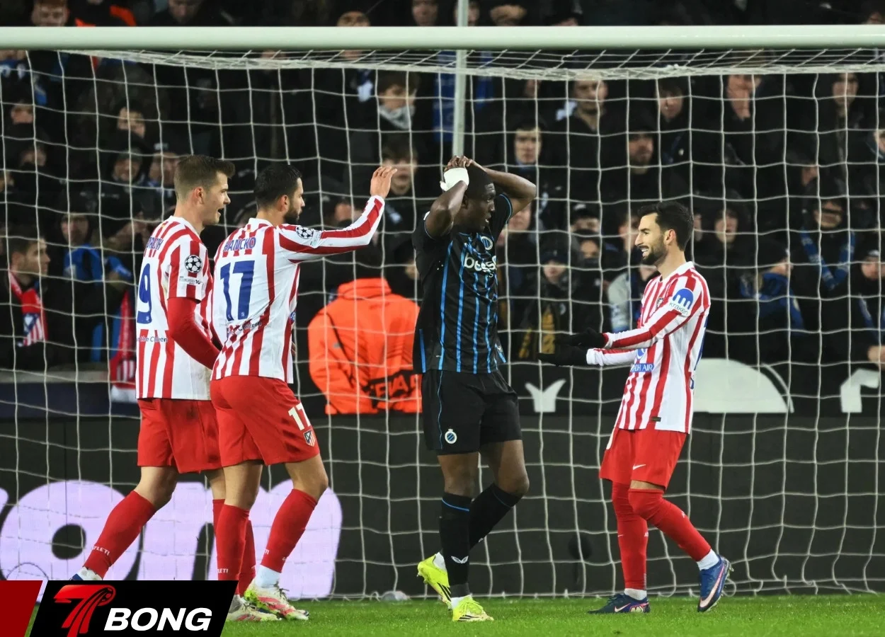 Atletico Madrid mở tỷ số sớm tại Bỉ