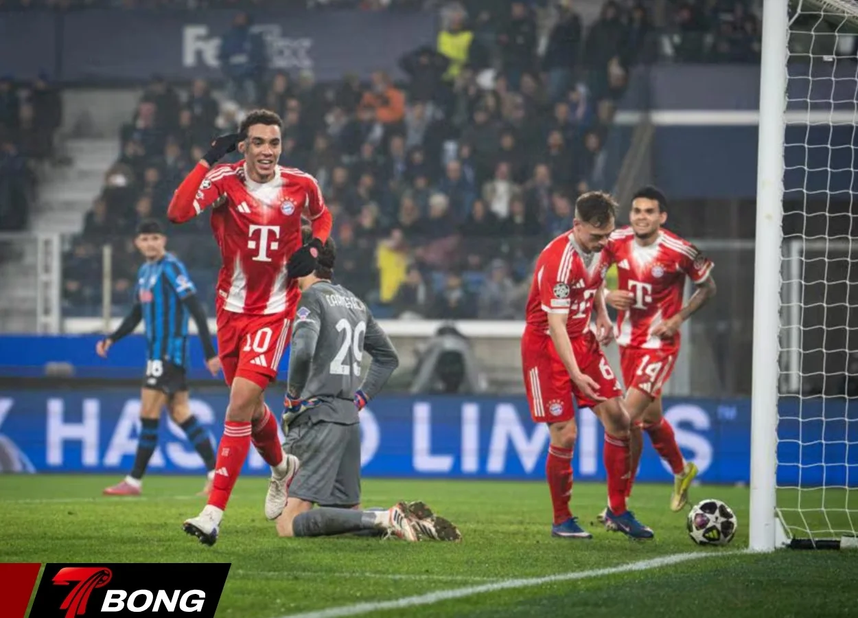 Bayern Munich áp đảo Atalanta hoàn toàn