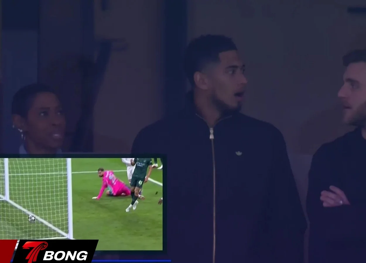 Bellingham kinh ngạc theo dõi từ khán đài