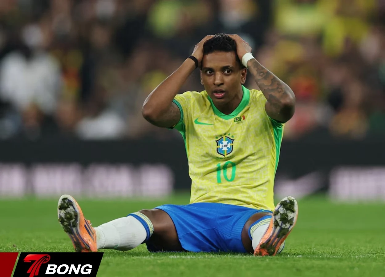 Brazil mất Rodrygo cho World Cup 2026 sắp tới