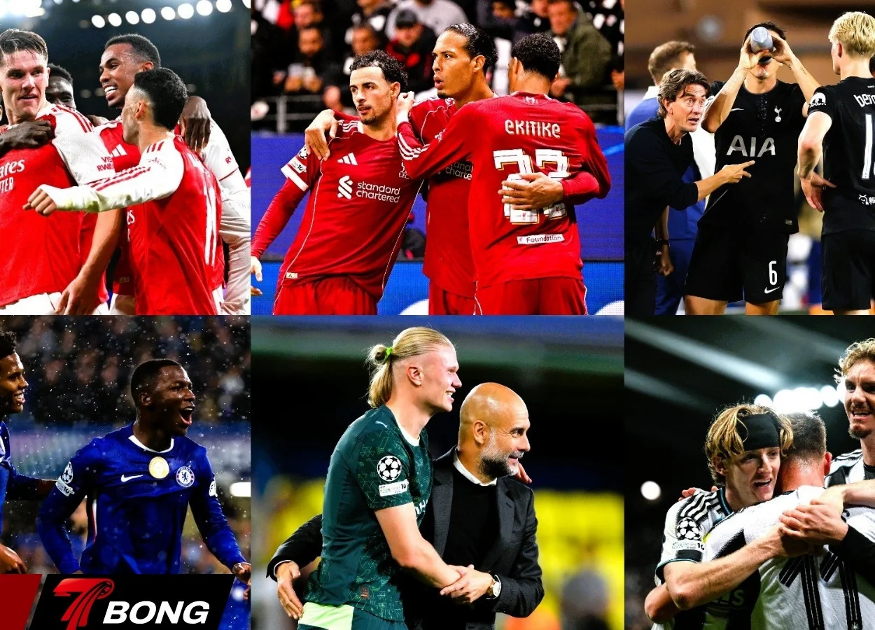 Các CLB Anh áp đảo tại Champions League