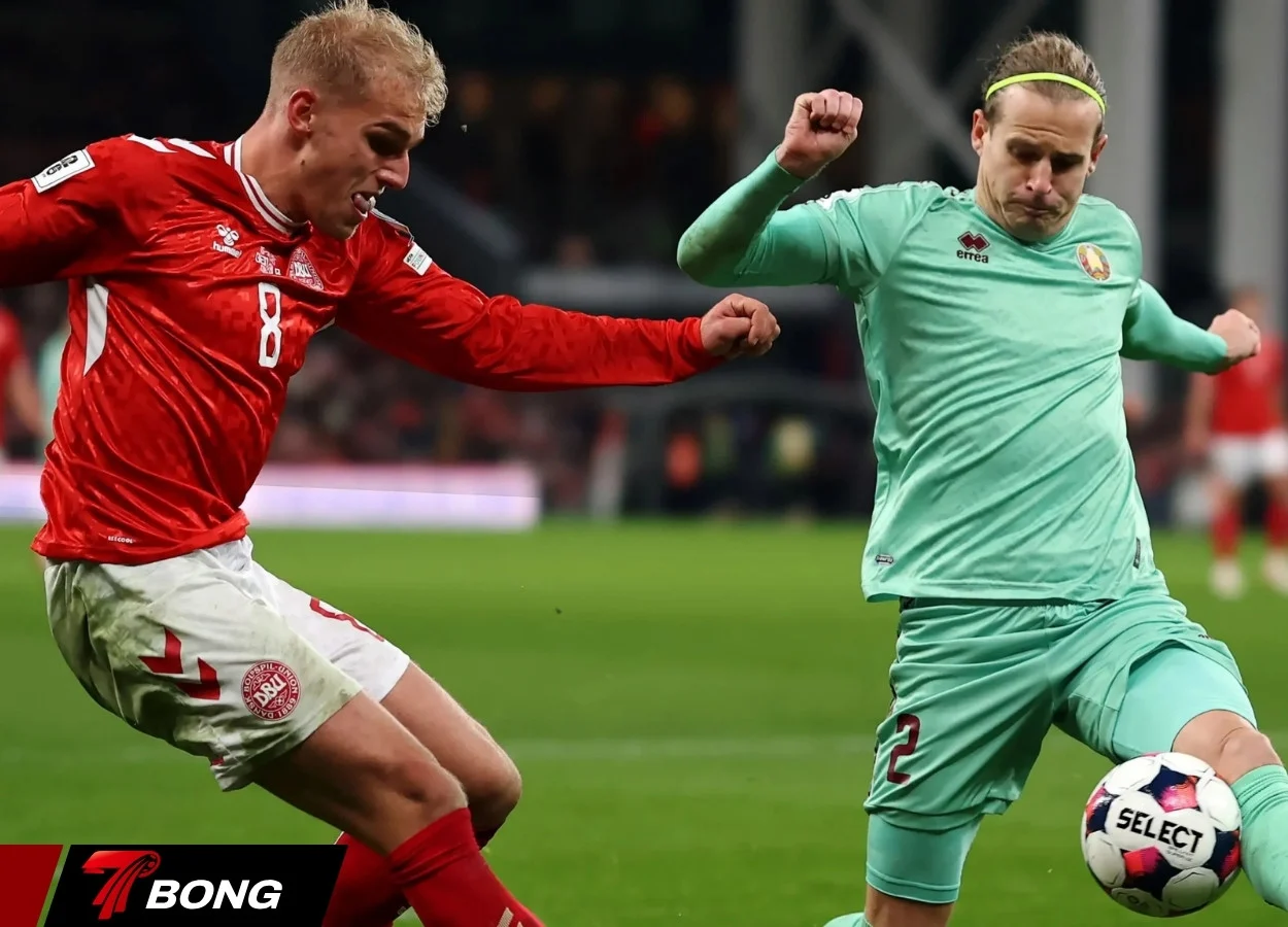 Đan Mạch thắng đậm North Macedonia tại Copenhagen