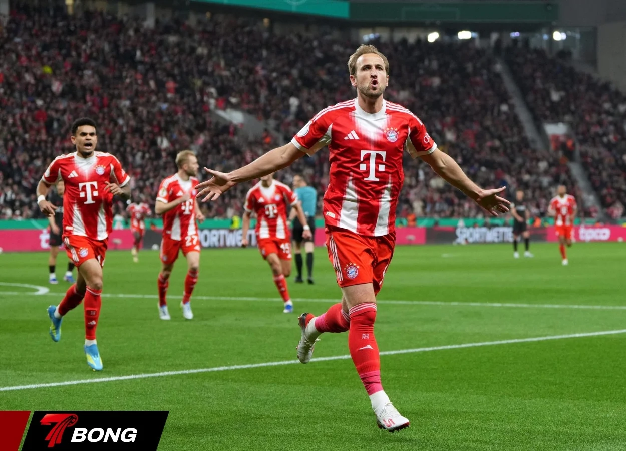 Harry Kane ghi bàn mở tỷ số cho Bayern