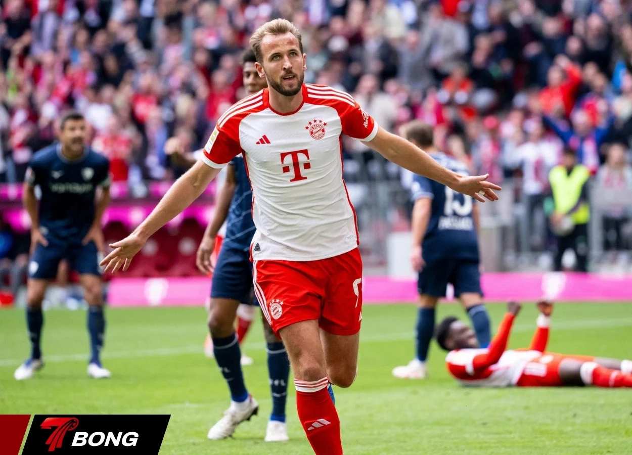 Harry Kane tỏa sáng trong màu áo Bayern