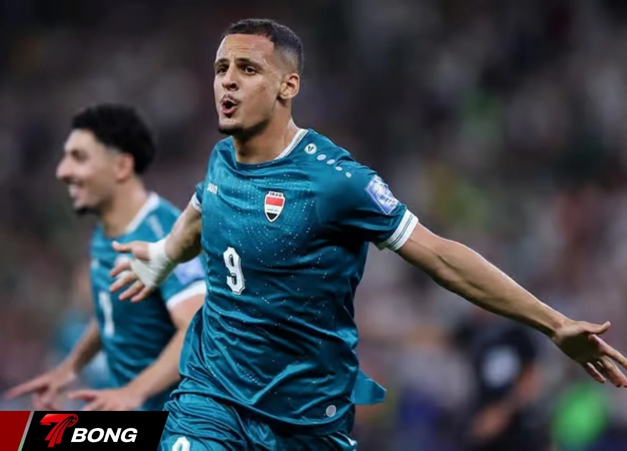 Iraq mở tỉ số sớm từ pha đánh đầu