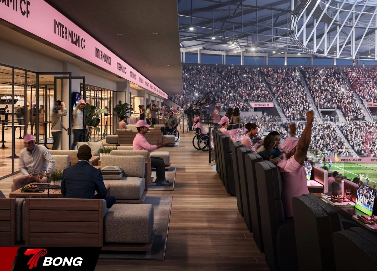 Khu VIP sân bóng thu hút giới thượng lưu Miami