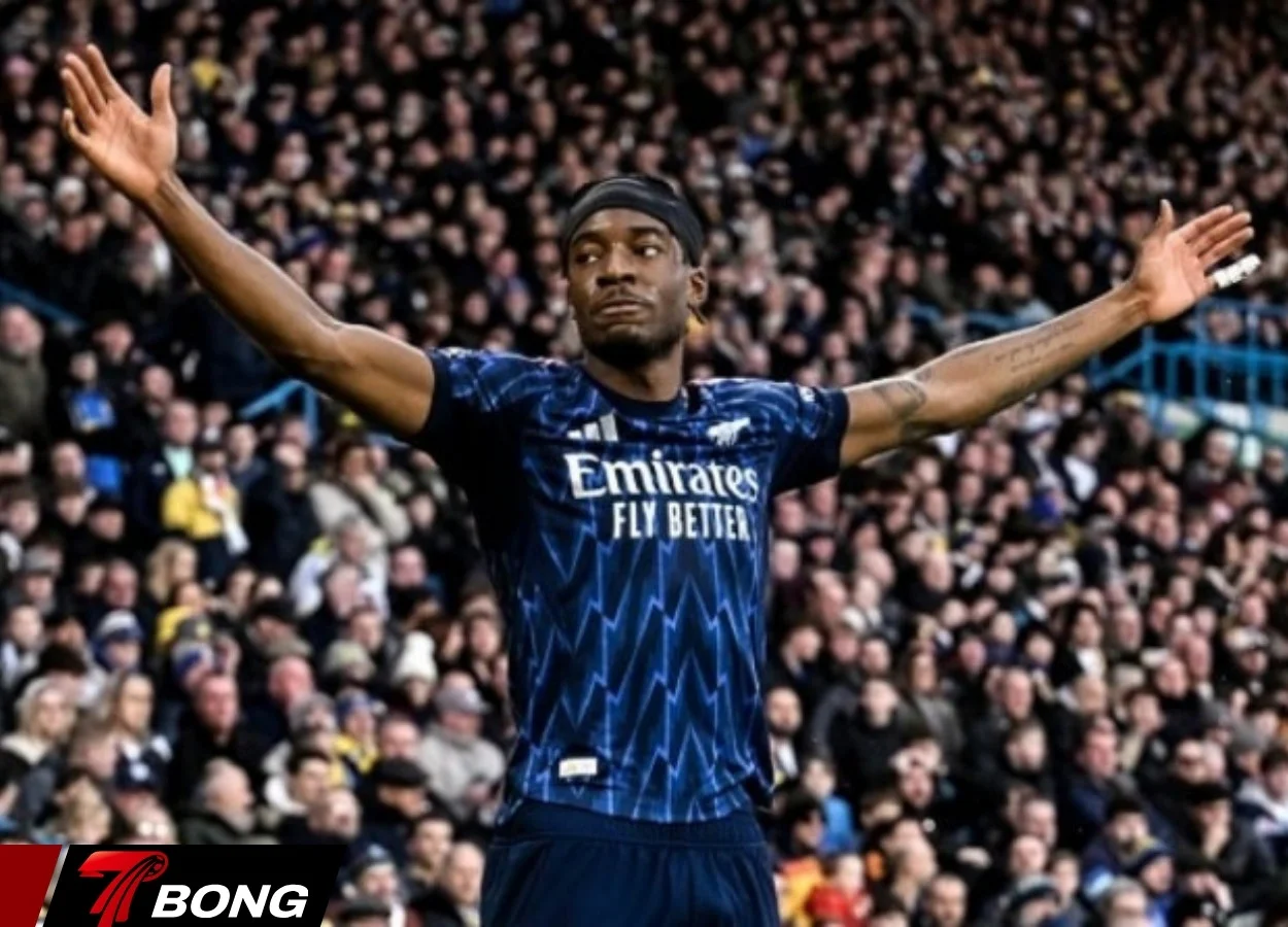 Madueke kiến tạo tuyệt vời giúp arsenal dẫn trước