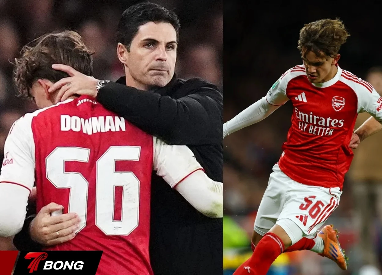 Max Dowman ăn mừng sau bàn thắng lịch sử