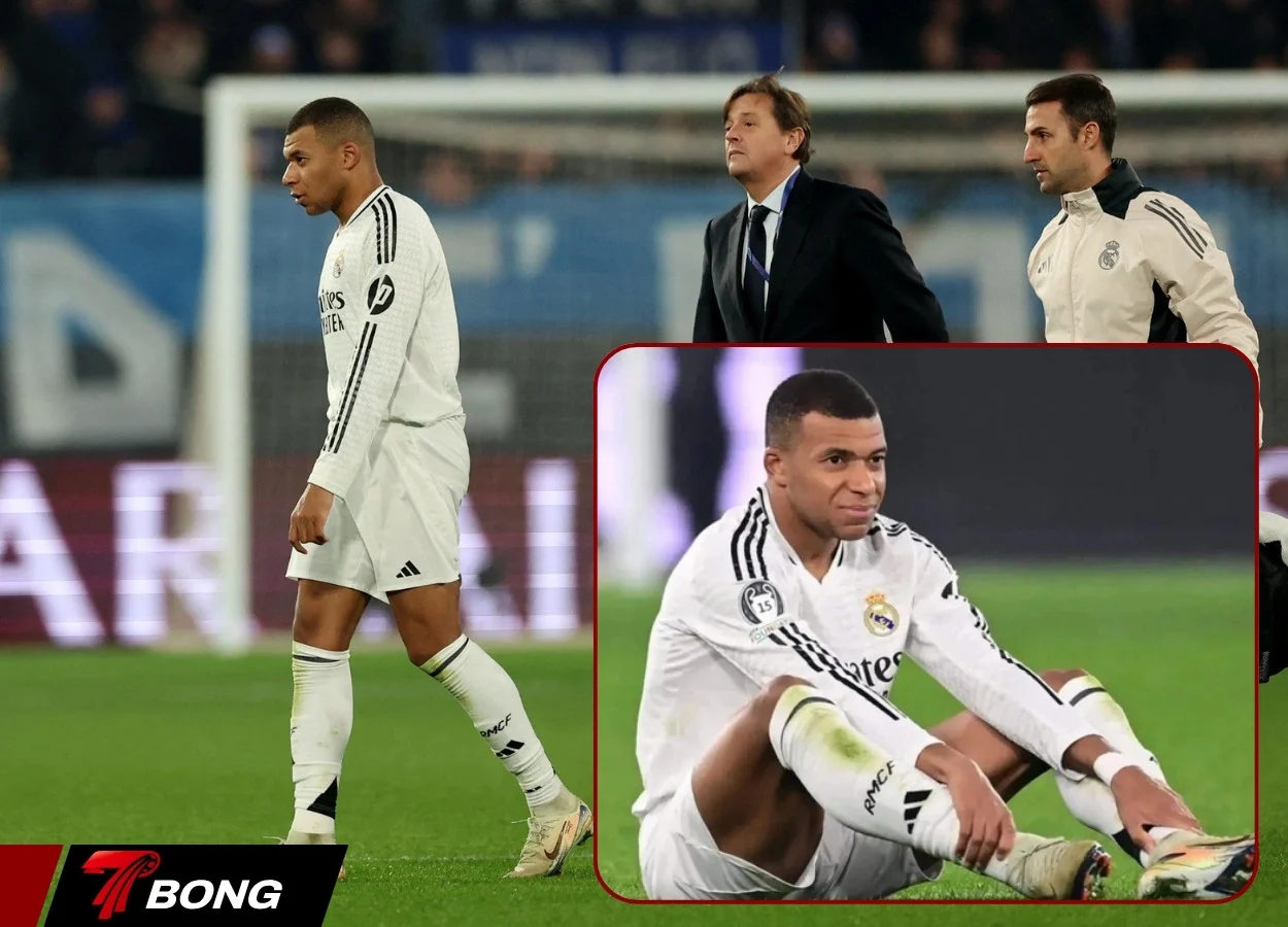 Mbappe rời sân sớm vì vấn đề gân kheo