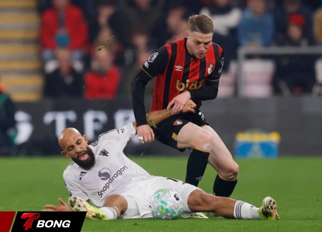 Mbeumo rời sân sớm vì chấn thương nặng