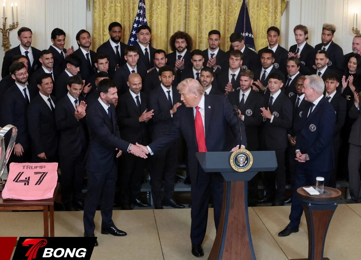 Messi gặp gỡ Tổng thống Trump tại Nhà Trắng