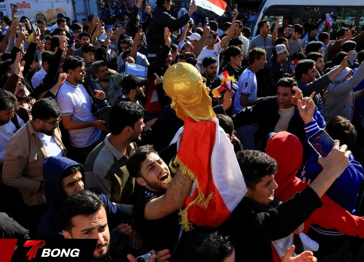Người hâm mộ Iraq tràn ngập đường phố Baghdad