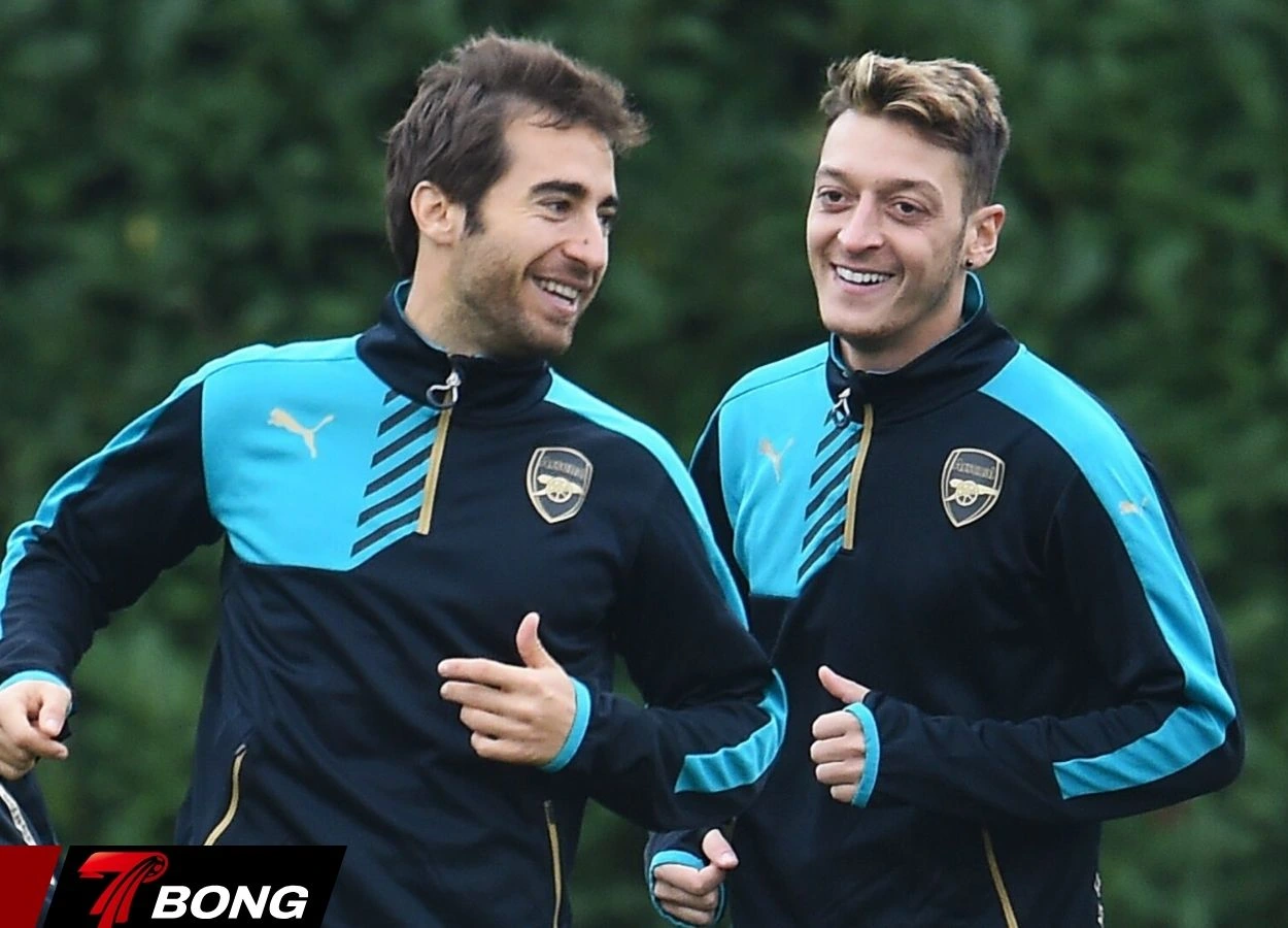 Ozil và Flamini hợp tác kinh doanh thành công