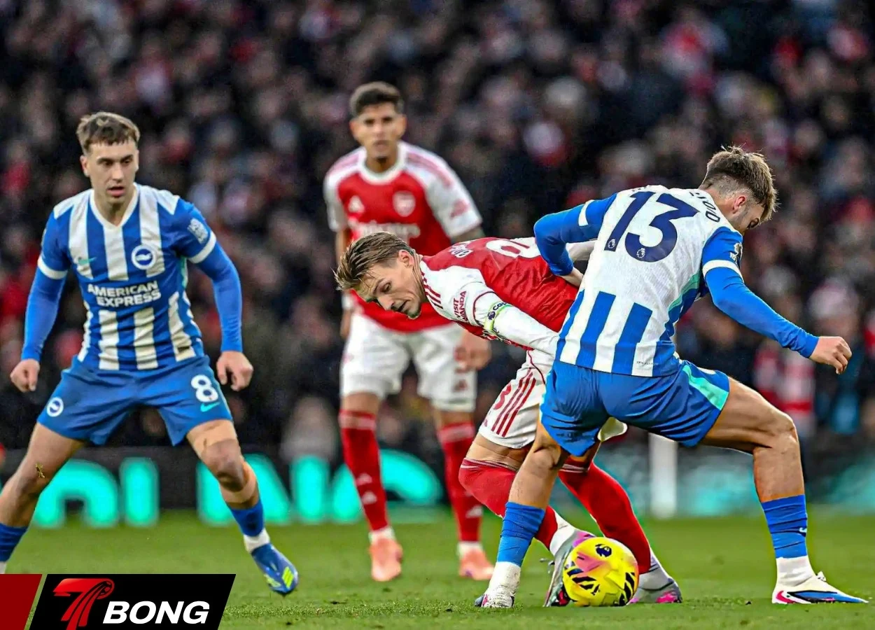 Pháo thủ nỗ lực giành chiến thắng trước Brighton