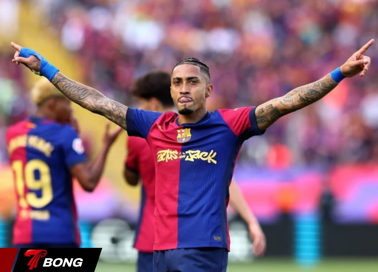 Raphinha ghi 5 bàn trong 3 trận gần nhất