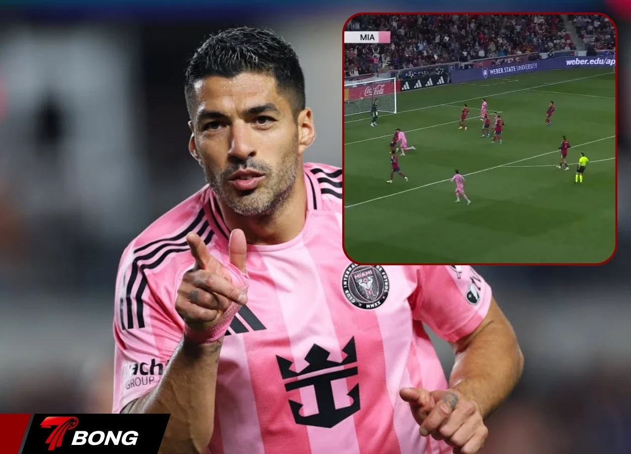 Suarez vuốt bóng đẹp mắt nâng tỷ số lên 2-0