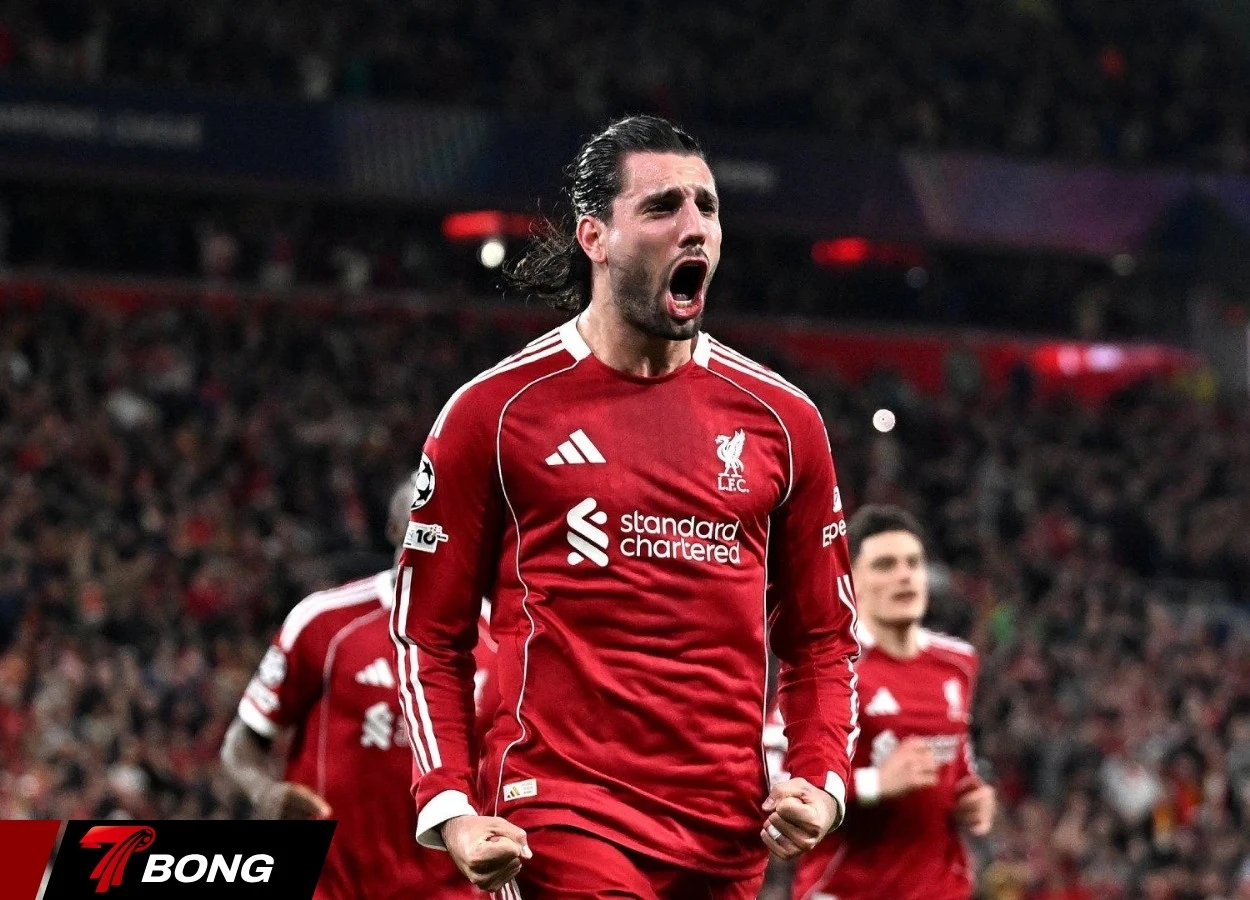 Szoboszlai ăn mừng bàn thắng mở tỷ số