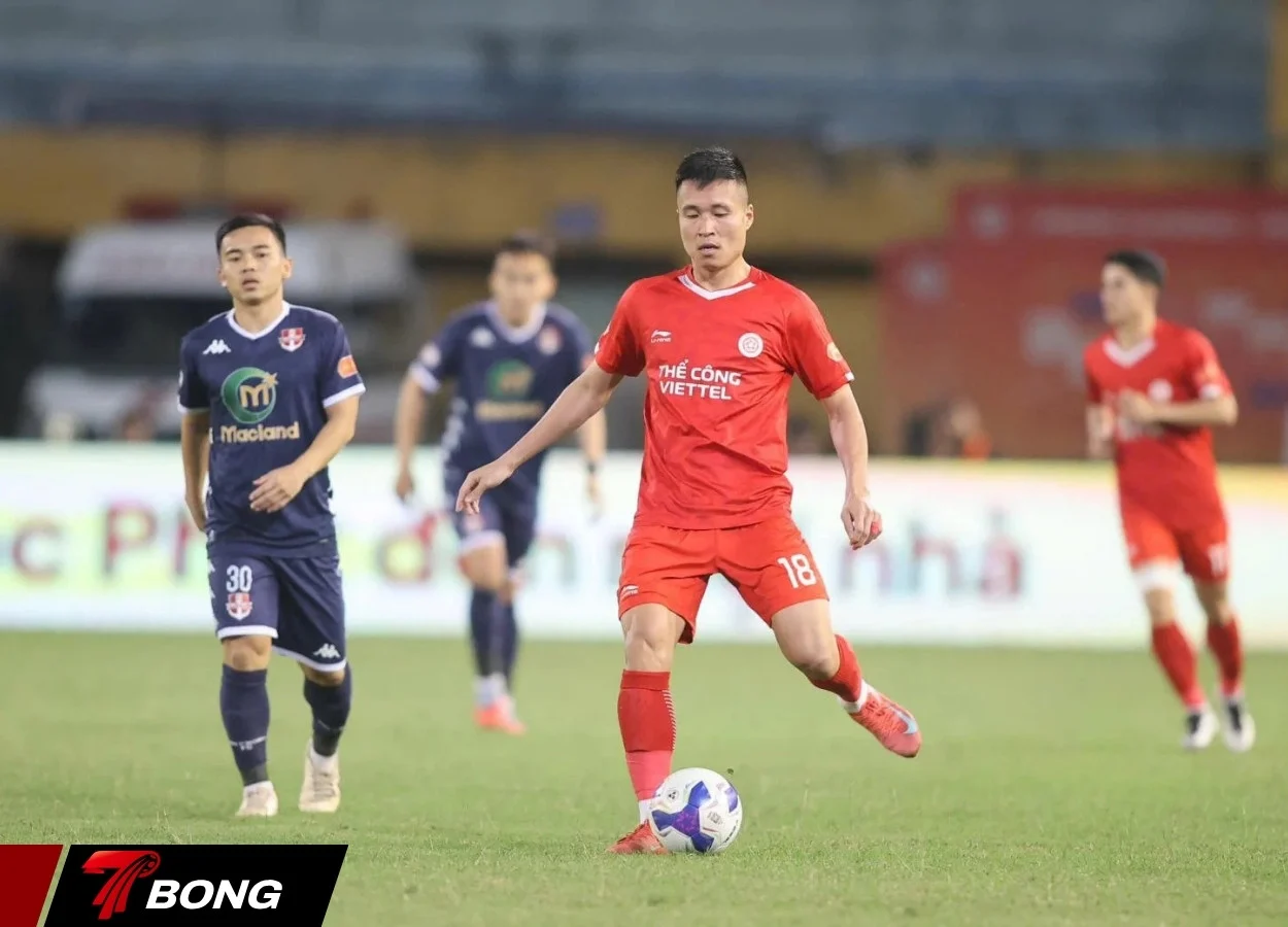Thể Công Viettel kiểm soát thế trận hiệp một
