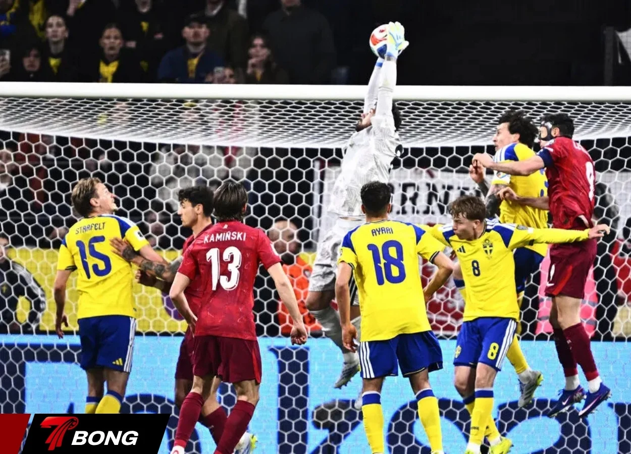 Thủ môn Nordfeldt cản phá xuất sắc hiệp hai