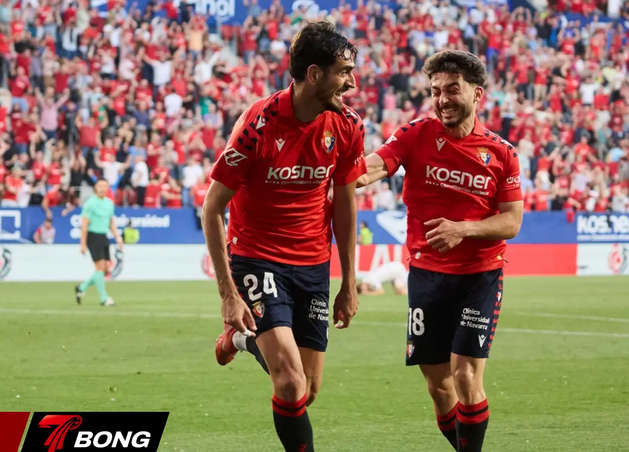 Alejandro Catena ghi bàn ở những giây cuối cùng giúp Osasuna ấn định chiến thắng