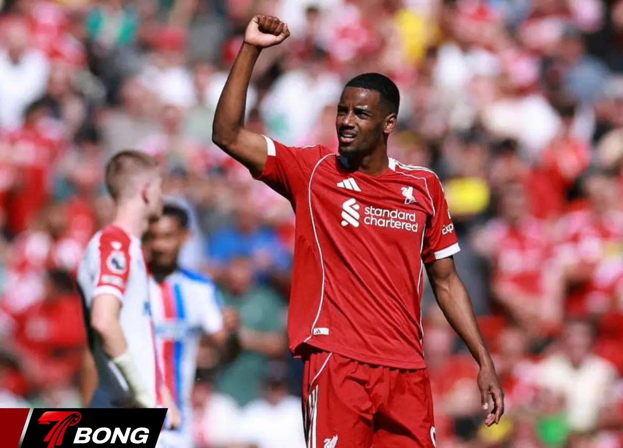 Alexander Isak mở tỷ số cho Liverpool