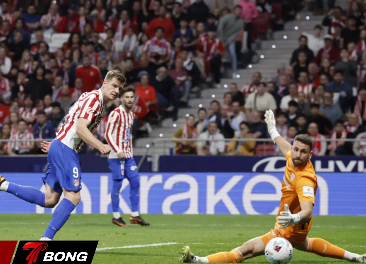 Alexander Soerloth lập cú đúp, Atletico Madrid thắng Bilbao suýt sao