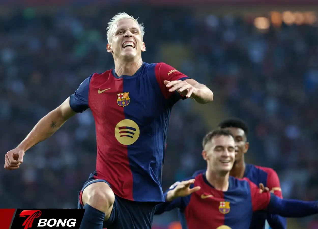 Dani Olmo ghi bàn mở tỷ số cho Barca