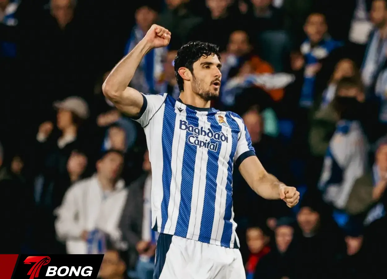 Goncalo Guedes lập cú đúp cho Real Sociedad