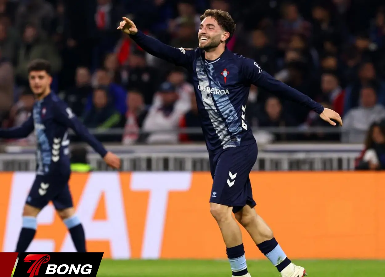 Javi Rueda mở tỷ số cho Celta Vigo