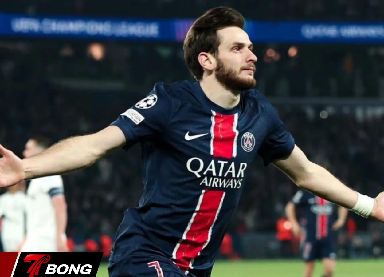 Khvicha Kvaratskhelia tỏa sáng tại PSG