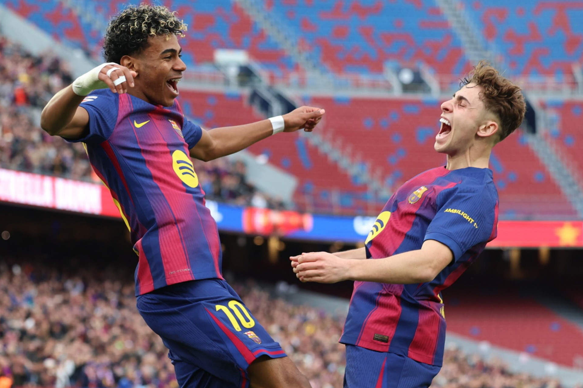 Lamine Yamal tỏa sáng tại Barca