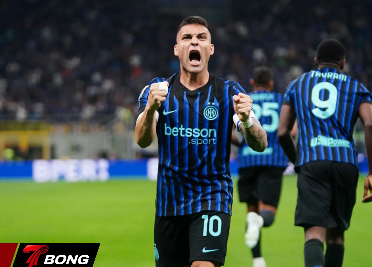 Lautaro Martinez mở tỷ số cho Inter