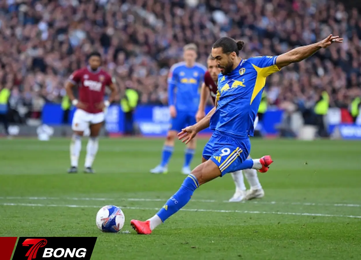 Leeds giữ thế thắng đến tận phút 75 của trận đấu