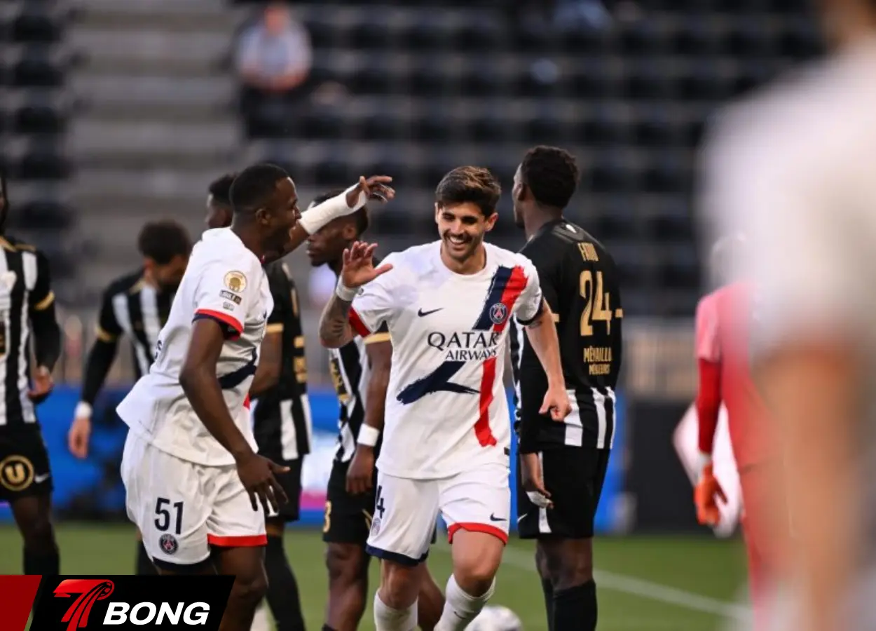 Lucas Beraldo ghi bàn thắng thứ 3, ấn định chiến thắng cho Paris Saint-Germain