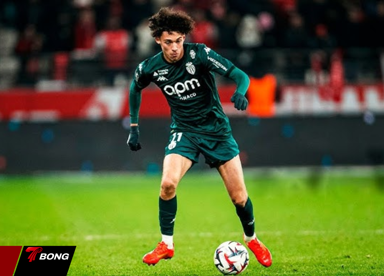 Maghnes Akliouche ghi bàn cho Monaco