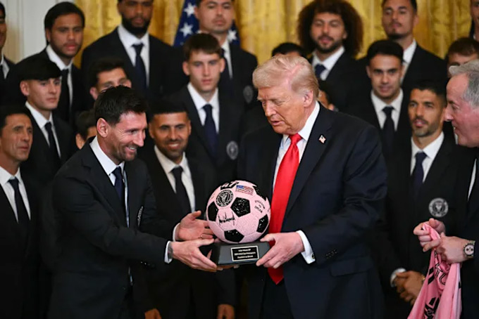 Messi và Donald Trump