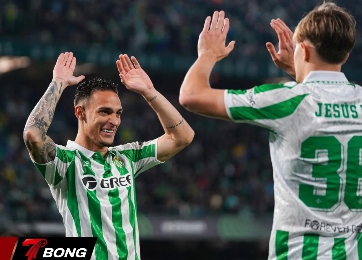 Real Betis đã sở hữu thế dẫn trước từ hiệp một nhưng không giữ được mạch phong độ